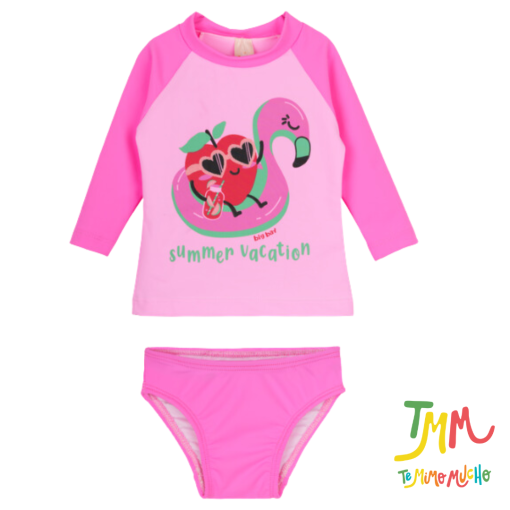 Conjunto malla UV+50 fritulla rosa