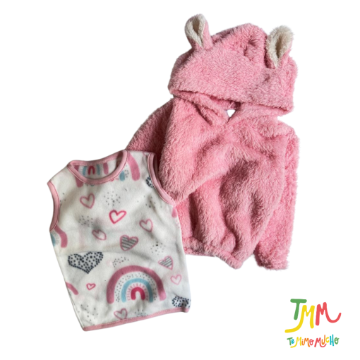 Set de TALLE 3  12 meses 2 PRENDAS NENA  art 184