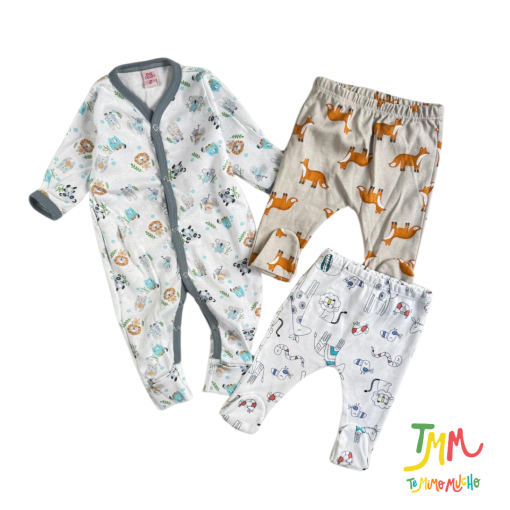 Set de TALLE 2  9 meses 3 PRENDAS NENE  art 182